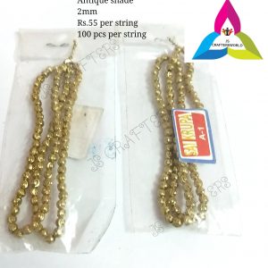 Metal Beads Gold Filigree 8mm Beads - BL-FLG8 - Qty 50