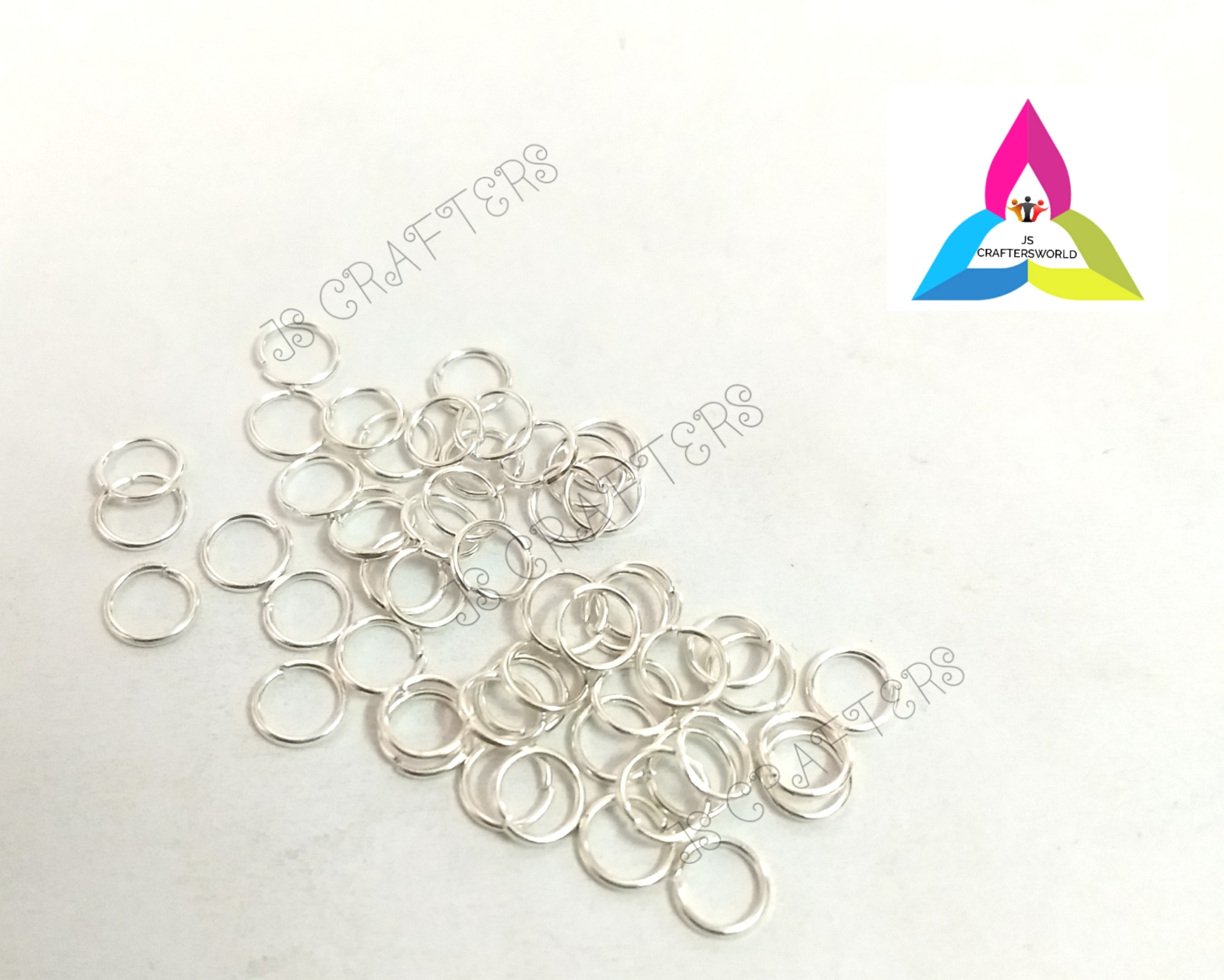Multicraft Jump Rings, 6mm Silver