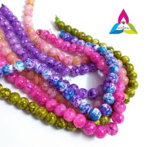 Textured Glass Beads