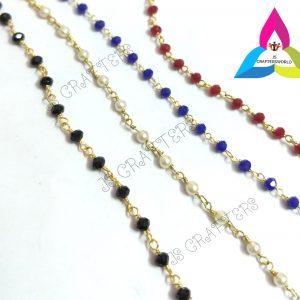 Pearl and Crystal Link chains