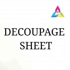 Decoupage sheet